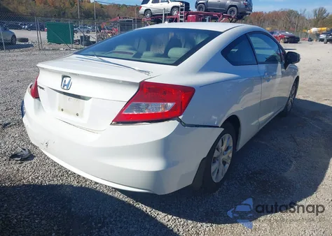 2012 Honda Civic Lx from USA, damaged, VIN 2HGFG3B55CH529588
